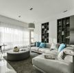 现代简约风格客厅沙发装饰效果图片