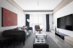 西安金泰新理城140平三居室现代风格装修，品质感十足
