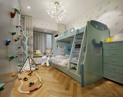 儿童房上下床装修设计效果图片