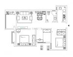 鲁班装饰 | 拉克雷公馆99平米现代简约，用简单温馨的家犒劳辛苦的自己