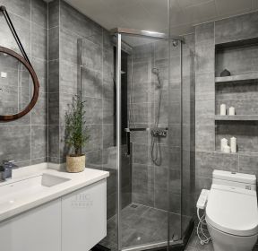 卫生间淋浴房装修设计实景图-每日推荐