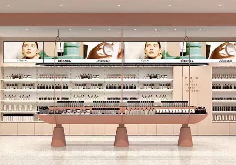 美妆专卖店95平米北欧风格装修案例