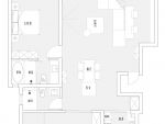 华润万橡府110㎡日式风格三室两厅装修案例
