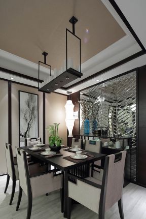 新古典风格家庭餐厅装潢设计图