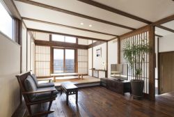 日式风格客厅装修设计实景图