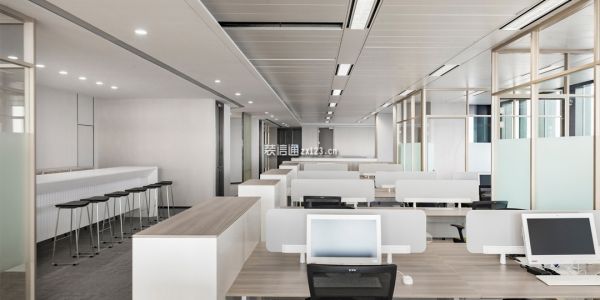 办公室装修金融城现代风格640㎡设计方案