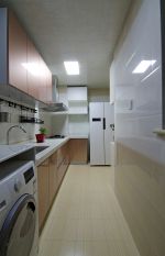 长方形厨房现代风格装修设计图
