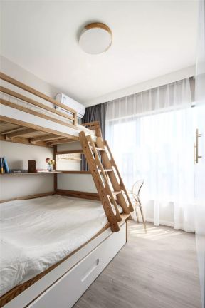 儿童房高低床装修效果图 儿童房高低床