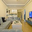 地中海风格客厅沙发装饰设计效果图