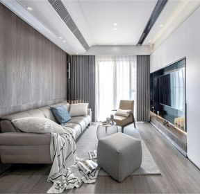 100平米新房客厅现代风格装修设计图-每日推荐