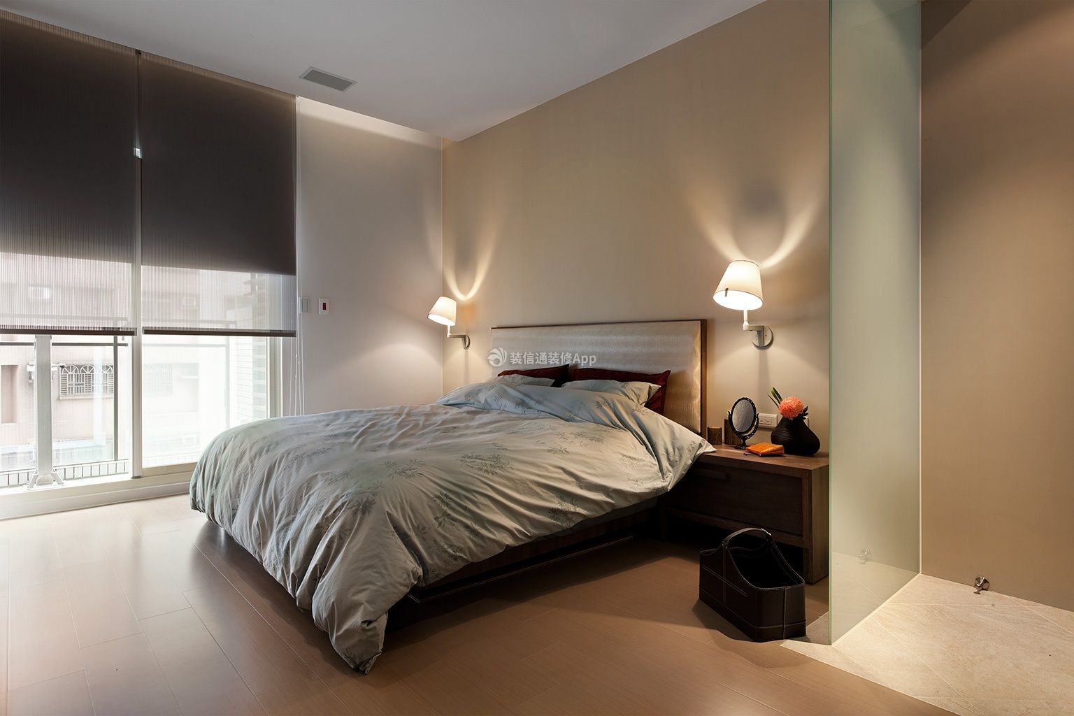 3个使用玻璃墙卧室的小公寓装饰设计(3) - 设计之家