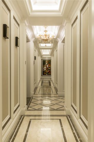 欧式别墅走廊装修设计图片