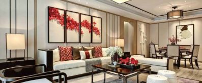 新中式风格客厅沙发装饰设计图片