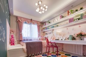 粉色儿童房装修效果图 儿童房创意装修效果图