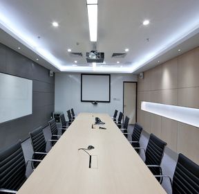 企业办公会议室装修设计效果图-每日推荐