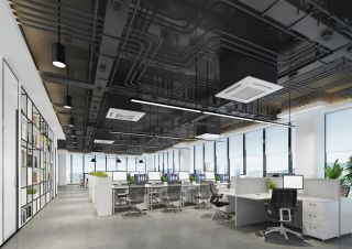 600平办公室现代简约风格装修设计图