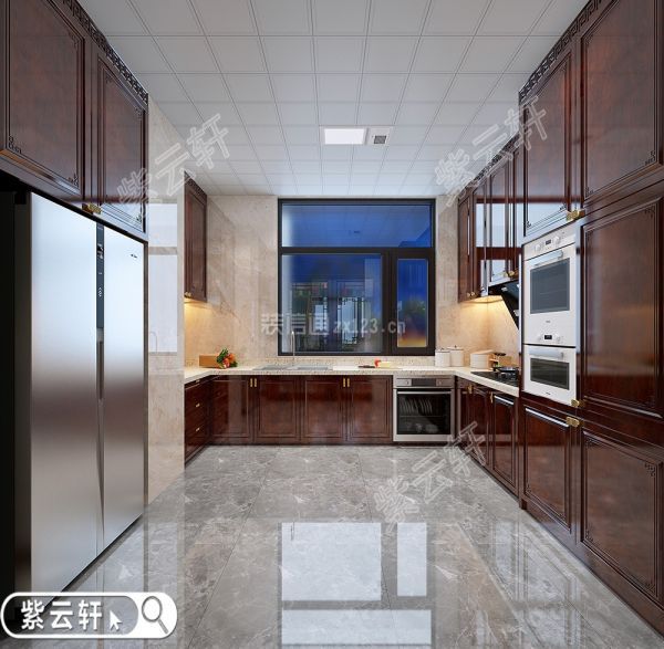 紫云轩中式设计装修 厨房