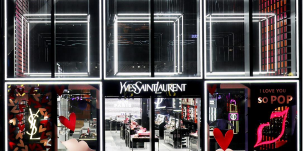 YSL旗舰展示店奢华风格58㎡设计方案