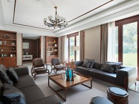 别墅会客厅沙发装饰设计效果图