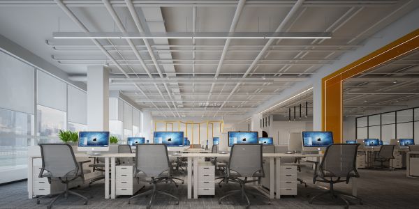 办公场所现代风格1200㎡设计方案