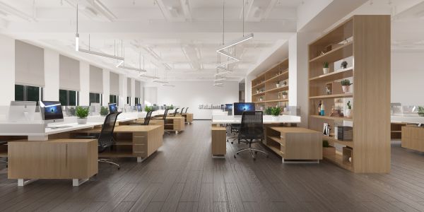 办公场所现代风格1300㎡设计方案