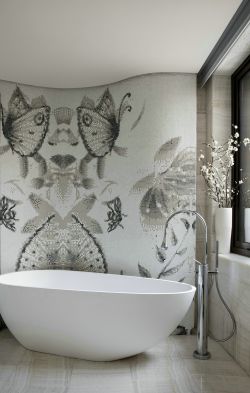 浴室背景墙装潢设计效果图2022