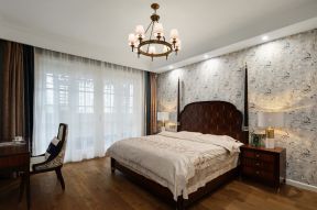 美式风格卧室效果图 美式风格卧室装修 美式风格卧室装修图片