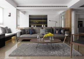 现代客厅沙发茶几装饰设计效果图