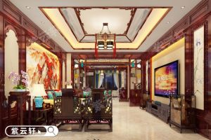 古典中式装修客厅 表现出东方文化的清雅含蓄和端庄风华