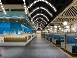 750平海鲜自助餐厅现代风格装修案例