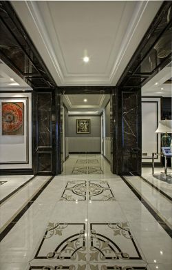 走廊过道地板砖装饰设计效果图片