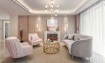 轻奢客厅沙发装潢设计图片2022