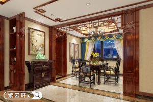[紫云轩装饰]中式风格餐厅装修案例 教你如何打造中式餐厅