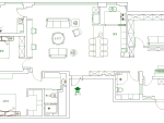 绿城翡翠湖玫瑰园150平现代风格四室两厅装修案例