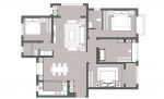 中达御园160㎡新中式风格四室两厅装修案例