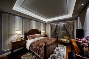 美式风格卧室效果图 美式风格卧室家具 美式风格卧室图片