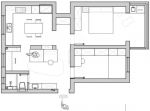 73平米老房改造，简约黑白灰色调，让空间简而不减，拥有强大收纳！