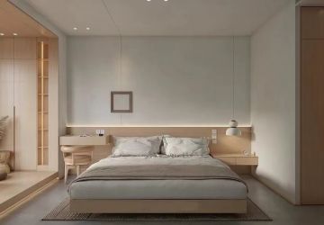 智慧新城130平现代风格三居室装修案例