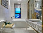 卫生间浴缸装饰设计效果图片