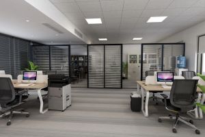 小型办公室现代风格装修多少钱