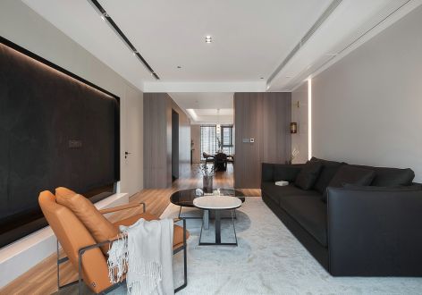 新华苑三居室120平米现代风格装修案例