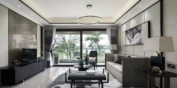 伟星印江澜新中式风格124平四居室装修案例