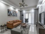 中电海湾国际社区现代风格110平三居室装修案例