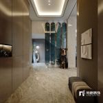 珠江别墅现代轻奢风格500平米装修案例