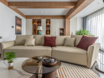 龙湖春江郦城现代风格143平米三居室装修案例