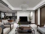 西安省外贸家属院150平三居室设计，时尚养眼的现代轻奢风格