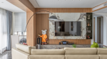 龙湖春江郦城现代风格143平米三居室装修案例