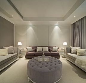 简欧风格客厅沙发装饰设计效果图-每日推荐