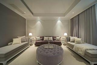 简欧风格客厅沙发装饰设计效果图