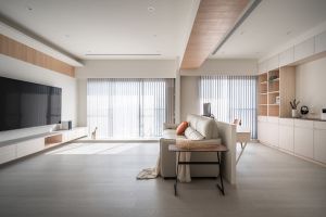 尚城国际现代风格120平米三居室装修案例